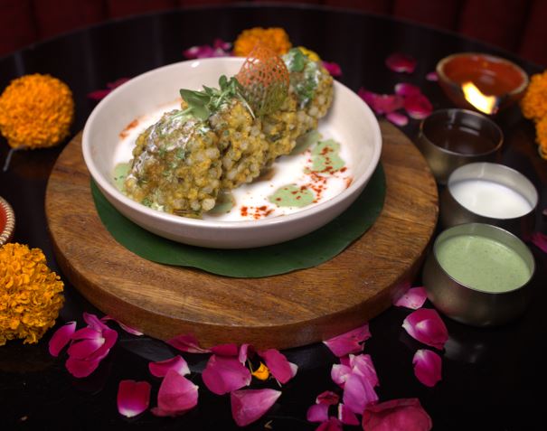 Sabudana Tikki Chaat